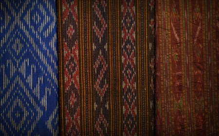 Bright ,colors ,of Thai ,silkの写真素材