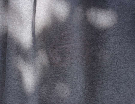The morning light that shines on the fabric