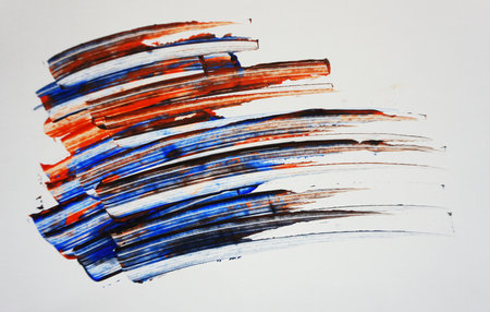 brush stroke , painting Abstract , oil color Backgroundの写真素材