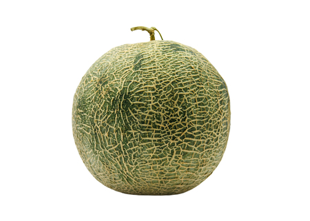 melon from Japan isolated on white backgroundの写真素材
