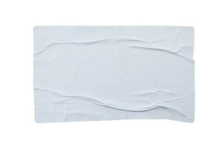 Stickers label isolated on white backgroundの写真素材