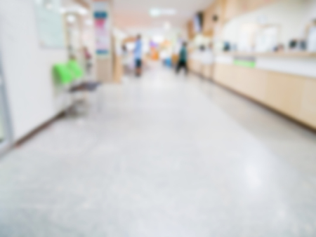 Abstract blur photo of hospital backgroundの写真素材