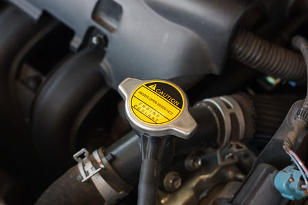 coolant system in the carの写真素材