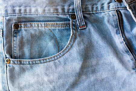 jeans pocket, jeans texture close upの写真素材