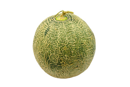 melon from Japan isolated on white backgroundの写真素材