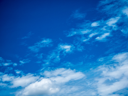 blue sky with cloud backgroundの写真素材