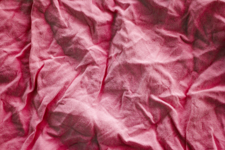 Crumpled fabric textureの写真素材
