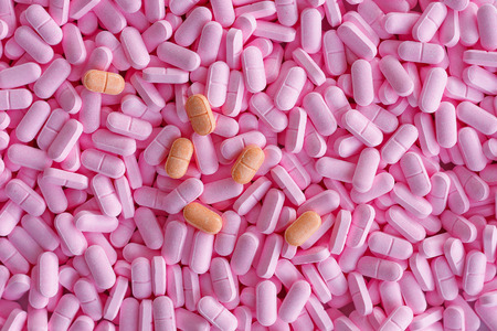 medicine pills color texture backgroundの写真素材
