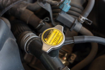 coolant system in the carの写真素材