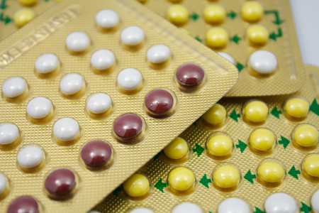 oral contraceptive pillsの写真素材