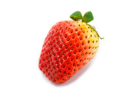 strawberry isolated on white backgroundの写真素材