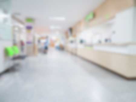 Abstract blur photo of hospital backgroundの写真素材