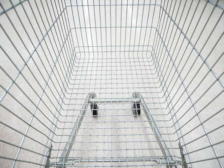 empty shopping cartの写真素材