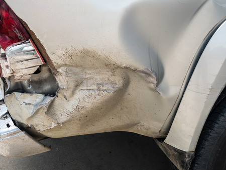 car crash for car insurance backgroundの写真素材