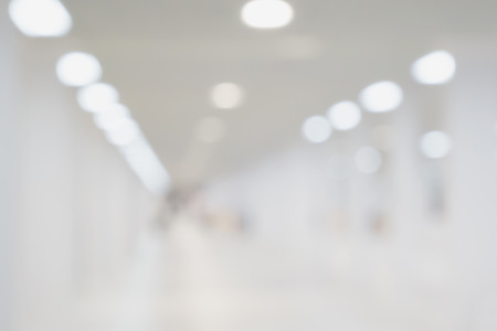 abstract blur hospital medical background with bokeh lightの写真素材