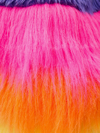 Close up of colorful furの写真素材
