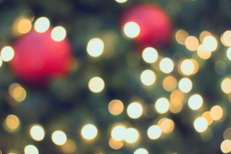 Christmas Light Bokeh backgroundの写真素材