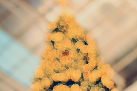 Christmas Light Bokeh backgroundの写真素材