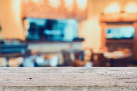 coffee shop cafe restaurant blur background vintage effect style. For create montage product displayの写真素材