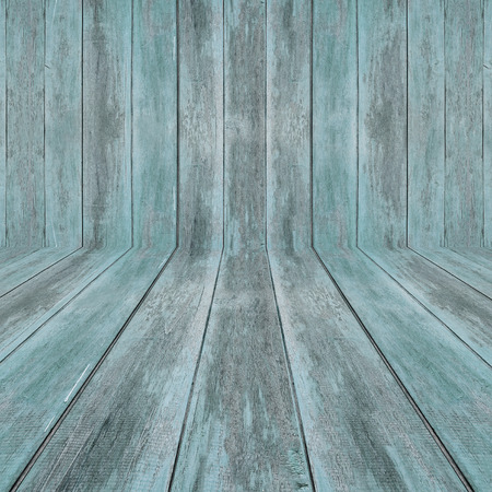 old teak wood texture for background, paint blue colorの写真素材