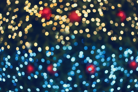 Christmas Bokeh backgroundの写真素材