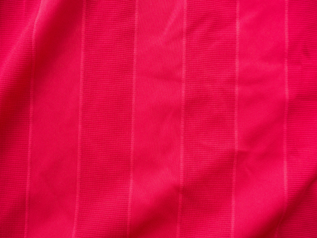 red sports clothing fabric jersey textureの写真素材