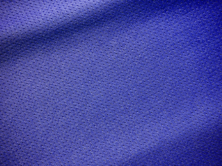 blue sports clothing fabric jersey textureの写真素材