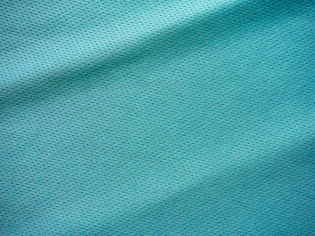 blue sports clothing fabric jersey textureの写真素材