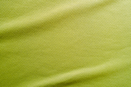 green sports clothing fabric jersey textureの写真素材