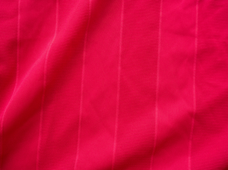 red sports clothing fabric jersey textureの写真素材