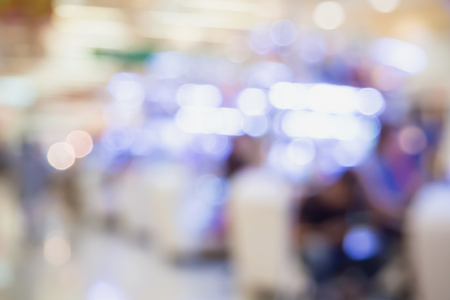 shopping mall blurred backgroundの写真素材
