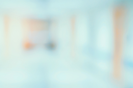 Abstract blur hospital corridor defocused Medical backgroundの写真素材