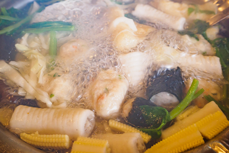 sukiyaki shabu shabuの写真素材