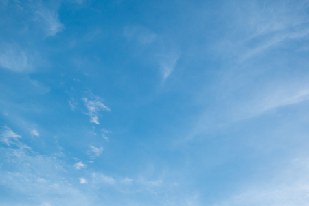 blue sky with cloudsの写真素材