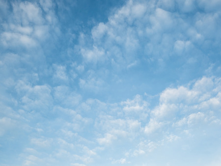blue sky with cloudsの写真素材