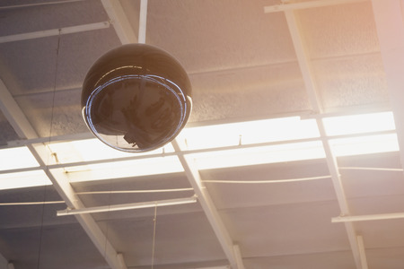 Security CCTV camera in the buildingの写真素材
