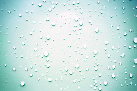 Water drops on metal background