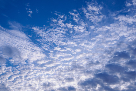 blue sky with clouds nature abstract backgroundの写真素材