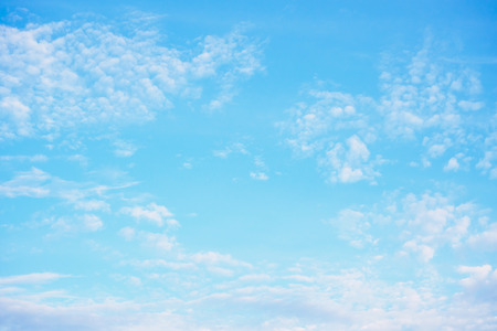 blue sky with clouds nature abstract backgroundの写真素材