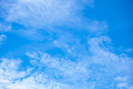 blue sky with clouds nature abstract backgroundの写真素材
