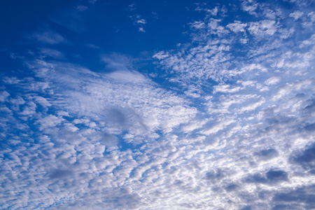 blue sky with clouds nature abstract backgroundの写真素材