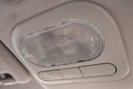 Modern Car ceiling lamp close upの写真素材