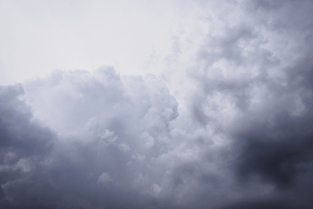 Dark cloud in the sky before rain storm, cloudscape abstract background