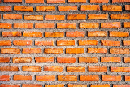 old grunge red brick wall texture backgroundの写真素材