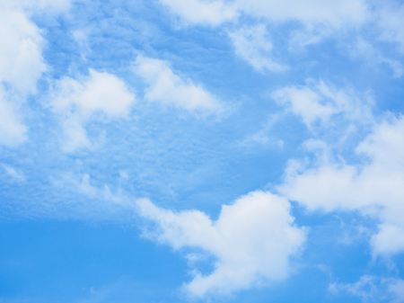 blue sky with clouds nature abstract backgroundの写真素材