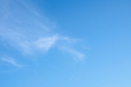 blue sky with white cloudsの写真素材