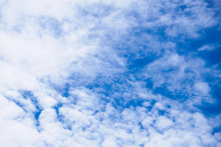 blue sky with clouds nature abstract backgroundの写真素材