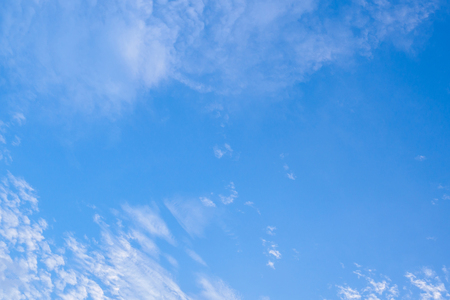 blue sky with clouds nature abstract backgroundの写真素材