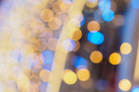 Christmas Light Bokeh festive blur for backgroundの写真素材