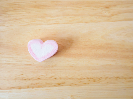 pink heart shape marshmallow for valentines backgroundの写真素材
